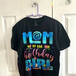 Moana Mom of the birthday girl shirt.